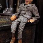 Marionetti-nukke ”Cranky Grandpa”, 1800-l. - pikkukuva 2