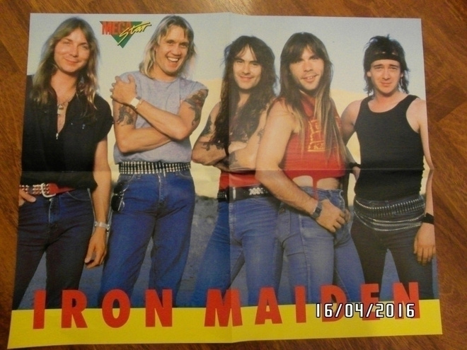 Iron Maiden – MegaStar-lehden juliste 1986
