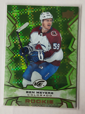 Ben Meyers 2022-23 UD Ice Rookie Green
