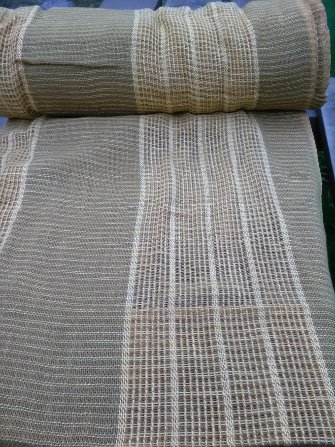 RETROA 70-luvun kelta-ruskeat VERHOT, 8 kpl !