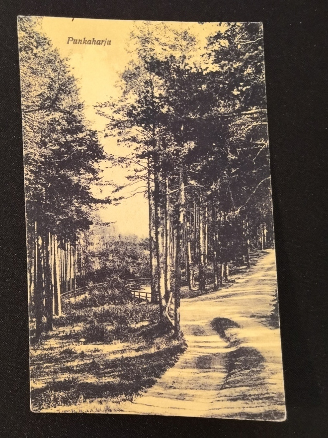 VANHA Postikortti Punkaharju 1927