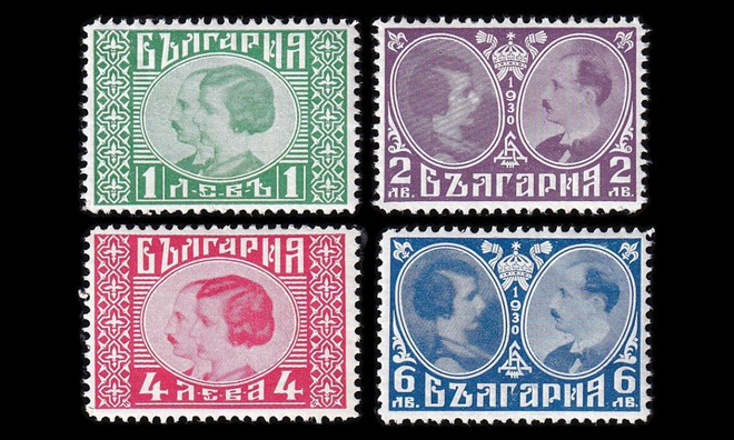 Bulgaria 222-5 ** Kuninkaalliset häät (1930)