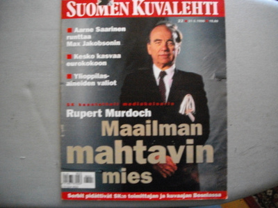 Suomen Kuvalehti Nro 22/1996 (15.3)