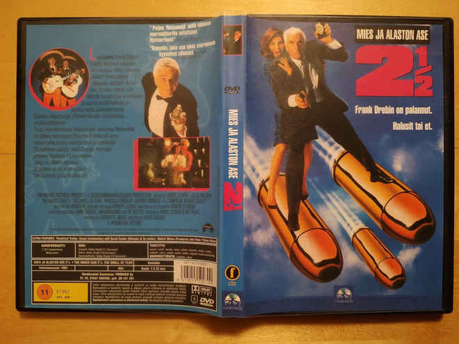 Mies ja alaston ase 2 ½ (The Naked Gun 2 ½) DVD