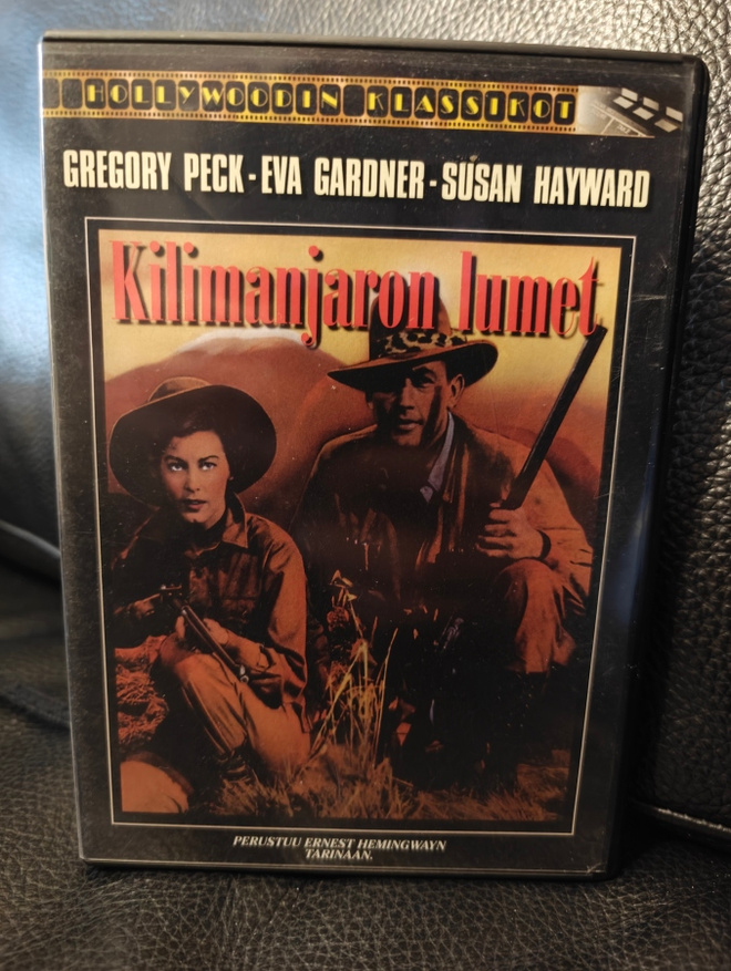 Kilimanjaron lumet - The Snows of Kilimanjaro (1952) DVD