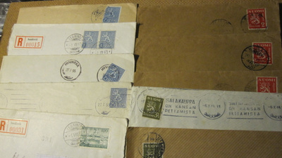 kymmenen vintage postilähetystä