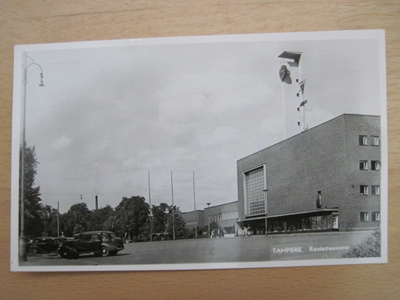 Postikortti Tampere Rautie Asema 1950-l Alkup.Mallikappale