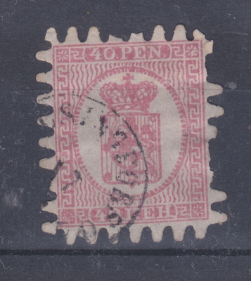 1866 40p merkki.