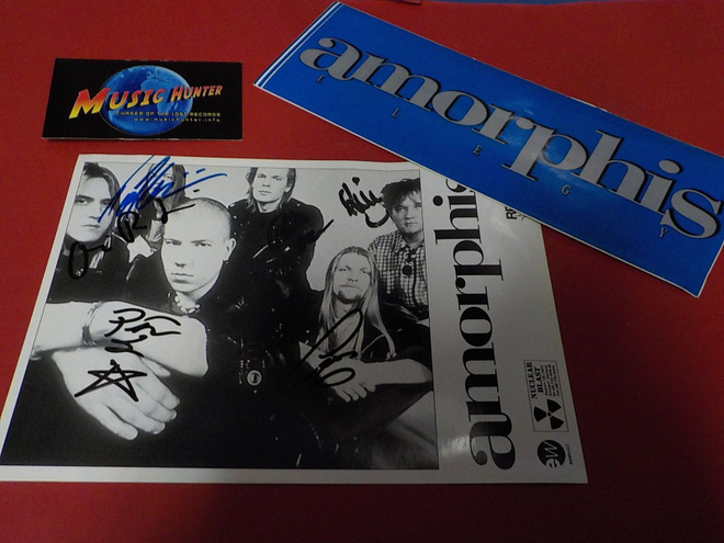 AMORPHIS PROMOKUVA KOKO BÄNDIN NIMMAREILLA + TARRA