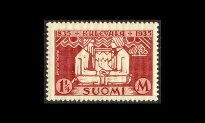 191 ** Kalevala 100v 1 1/4mk (1935)