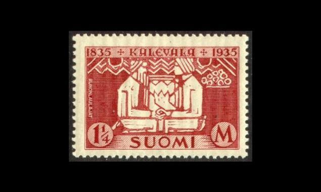 191 ** Kalevala 100v 1 1/4mk (1935)