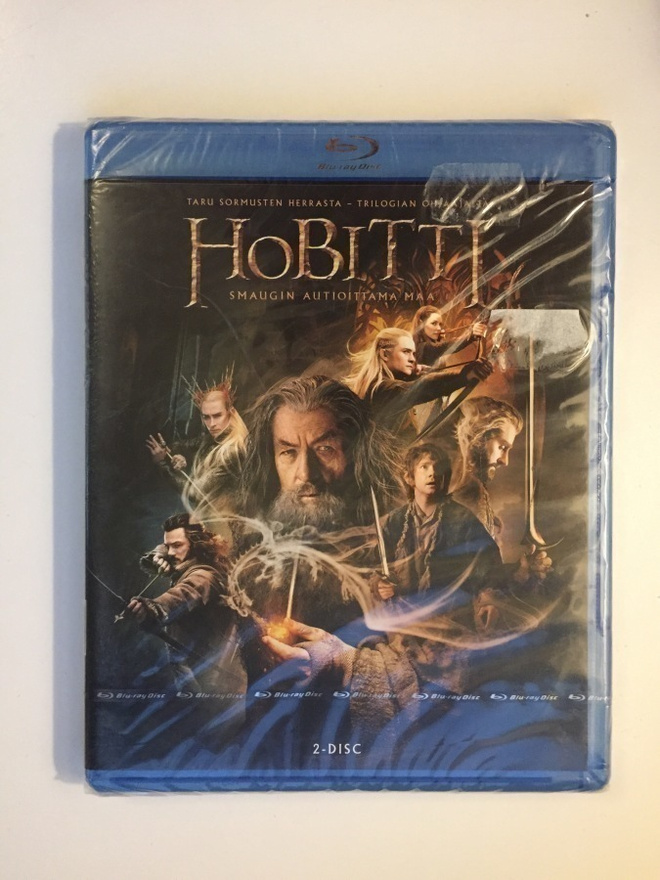 Hobitti: Smaugin autioittama maa (Blu-ray) 2013 (UUSI)