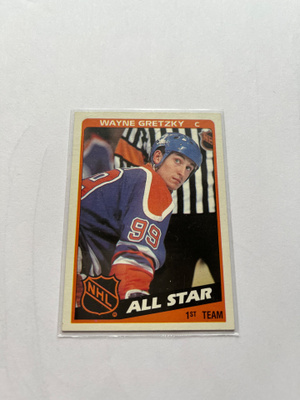 1984-85 Topps AllStar Wayne Gretzky #154