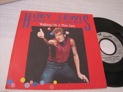 Huey Lewis and the news walking 7 45 saksa 1984