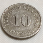 Saksa 10 Pfennig 1899A - pikkukuva 3