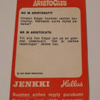 AristoCats Hellas Jenkki Keräilykuva #106 - pikkukuva 2