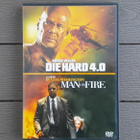 DVD: Die Hard 4.0 (Bruce Willis) + Man on Fire (Denzel Washi - pikkukuva 1