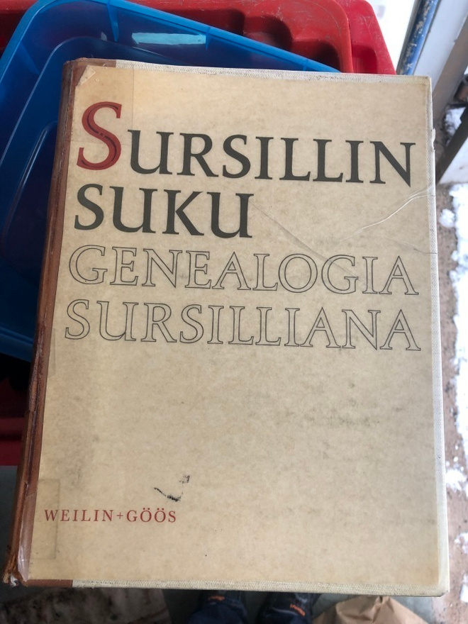 Sursillin suku Genealogia Sursilliana Eero Kojonen