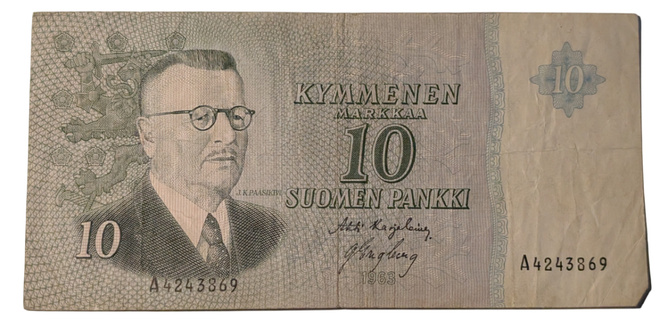 10 Markkaa 1963 ilman Litt A4243869