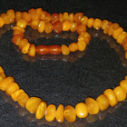 Baltic Amber honey EGG YOLK natural antique - pikkukuva 2