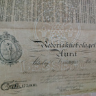 Rederiaktiebolaget AURA aktiebref/osakekirja v. 1913 - pikkukuva 1