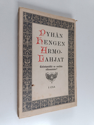 Eino R. Wartiovaara : Pyhän hengen armolahjat : esiintywä...