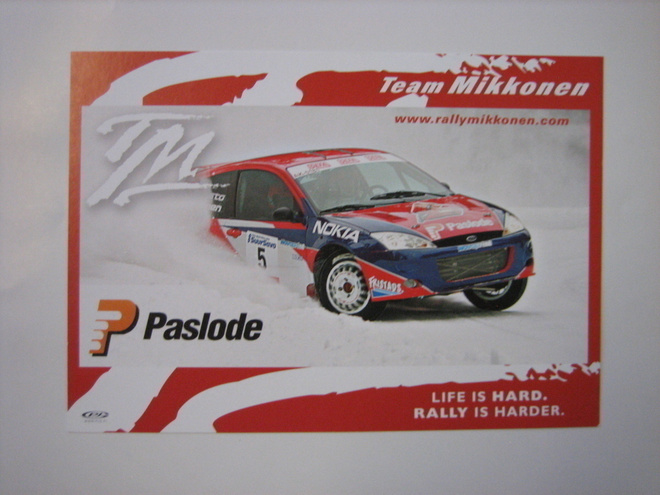 Ford rallikortti 32 A: Ford Focus - Jarmo Mikkonen