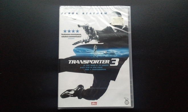 DVD: Transporter 3 (Jason Statham 2008) UUSI