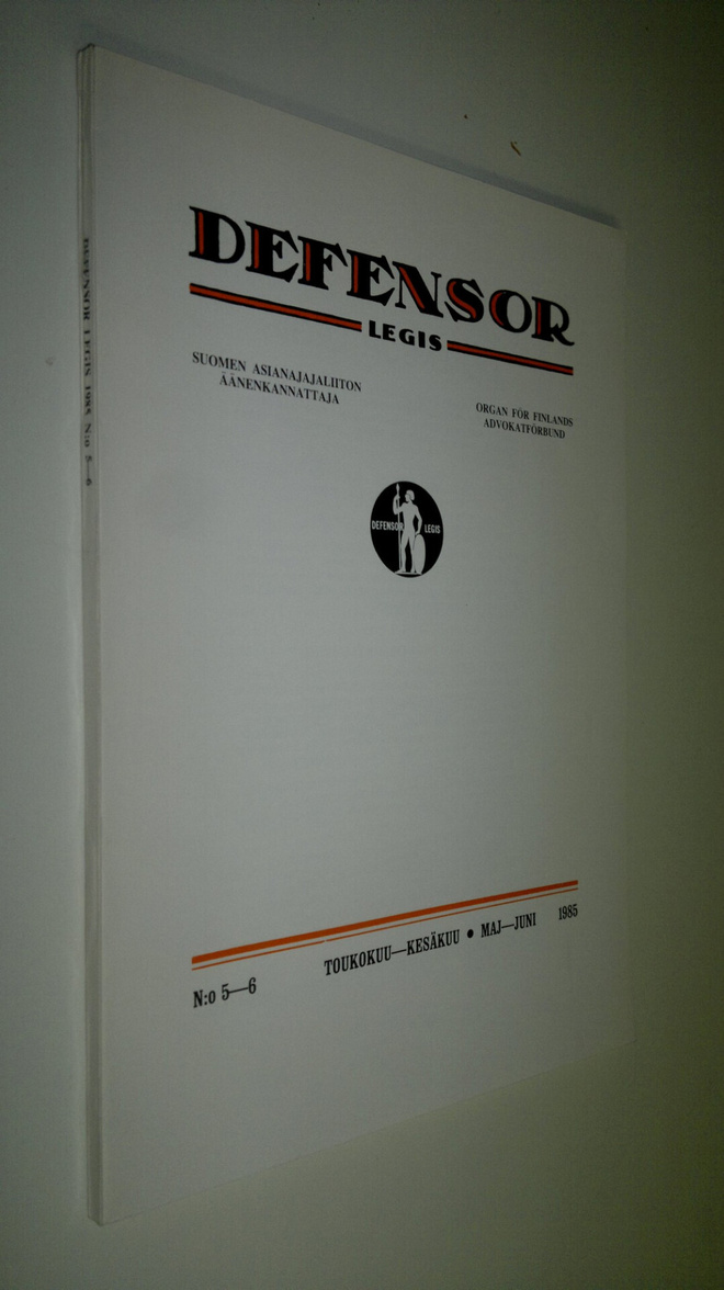 Defensor legis : Suomen asianajajaliiton äänenkannattaja ...