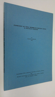 Kenneth Lundström : Expression of viral membrane protein ...