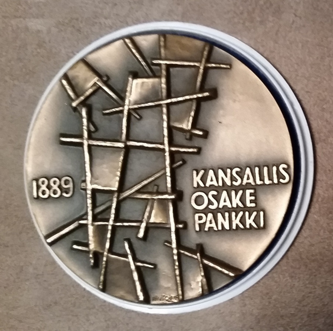 Heikki Häiväoja, Kansallis-Osake-Pankki Mitali 1889 75v