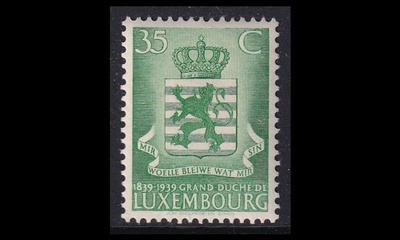 Luxemburg 321 ** Itsenäisyys 100v 35 C (1939)