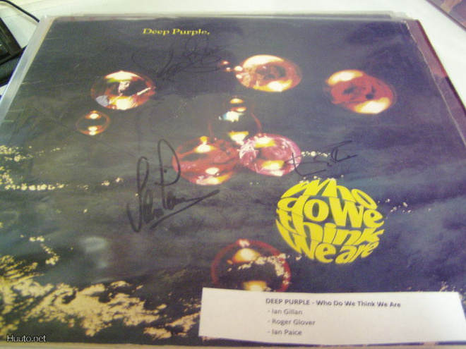 DEEP PURPLE - WHO DO WE THINK WE ARE VG+/EX + 3 NIMMARIA