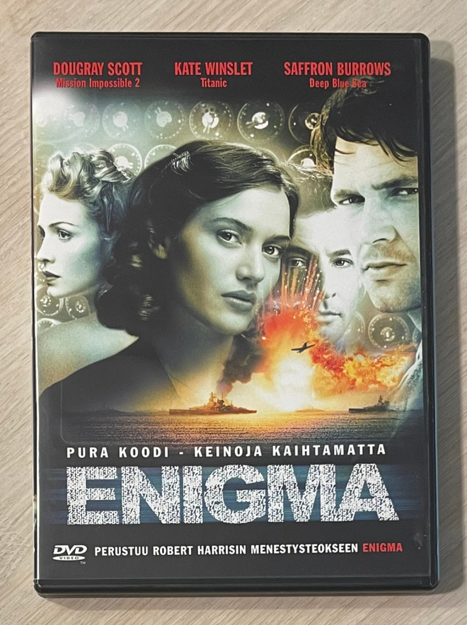 ENIGMA (2001) Dougray Scott, Kate Winslet (UUSI)