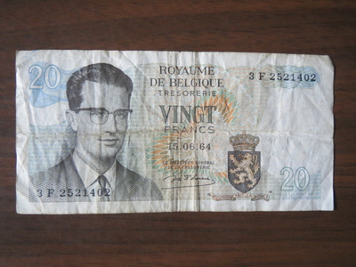Belgia: vingt francs
