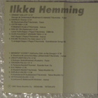 Ilkka Hemming • Menneet vuodet C-Kasetti - pikkukuva 4