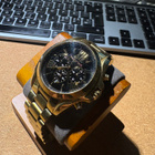 Michael Kors Bradshaw Musta/Kullansävytetty teräs rannekello - pikkukuva 2