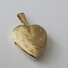 Kultainen 14 k medaljonki 3,6 g - pikkukuva 1