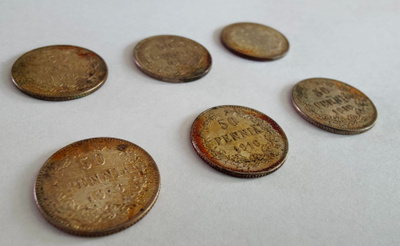 50-penniä 1916 (6kpl)