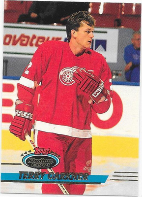 1993-94 Stadium Club #252 Terry Carkner Detroit Red Wings