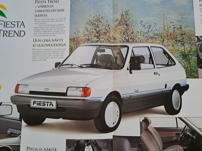 Ford Fiesta Trend -esite 1988