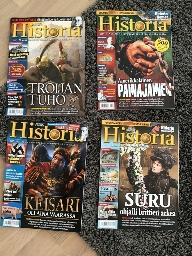Tieteen Kuvalehti Historia 4 kpl