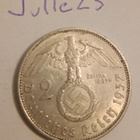2 Reichsmark 1937 A natsisaksa hopeaa - pikkukuva 1