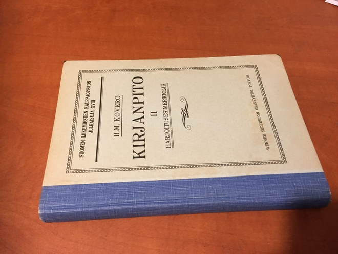 KOVERO KIRJANPITO HARJOITUSESIMERKKEJÄ 1916 HYVÄ