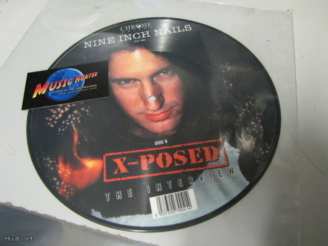NINE INCH NAILS - X-POSED THE INTERVIEW UUSI 10'' KUVALEVY +