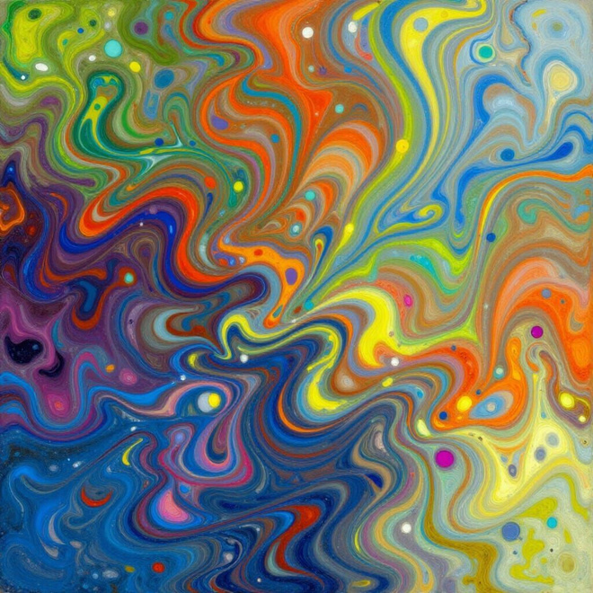 Uusi abstrakti alumiinitaulu 20 cm x 20 cm
