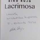 Riku Rujo : Lacrimosa (signeerattu, tekijän omiste) - pikkukuva 3