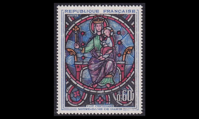 Ranska 1474 ** Notre-Dame 800v (1964)