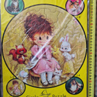 Vintage palapeli pikkutytön lemmikkieläimet - pikkukuva 1