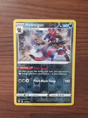 Pokemon Hydreigon 110/189 Reverse holo rare
